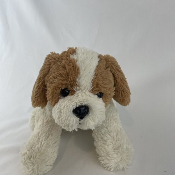 Mattel Barbie Puppy Dog 13" Plush w/Working Sound Brown Cream Laying Down - Picture 3 of 9